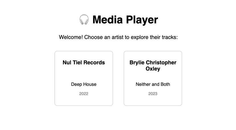 Linear Media Player Challenge